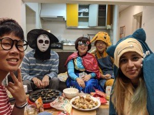 シェアメイトとタコ焼きハロウィン